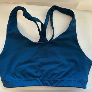Old Navy Active Teal Sports Bra Light Impact Medium Barely Worn
